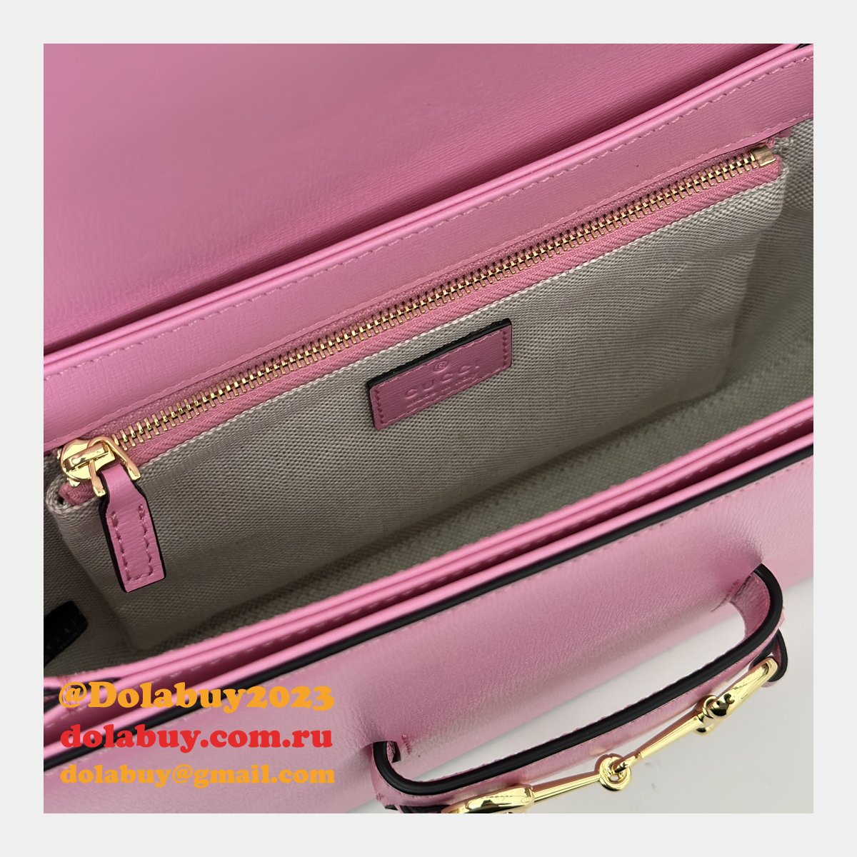 GG Supreme Duplicate Gucci 1955 Horsebit Shoulder 602204 Bag