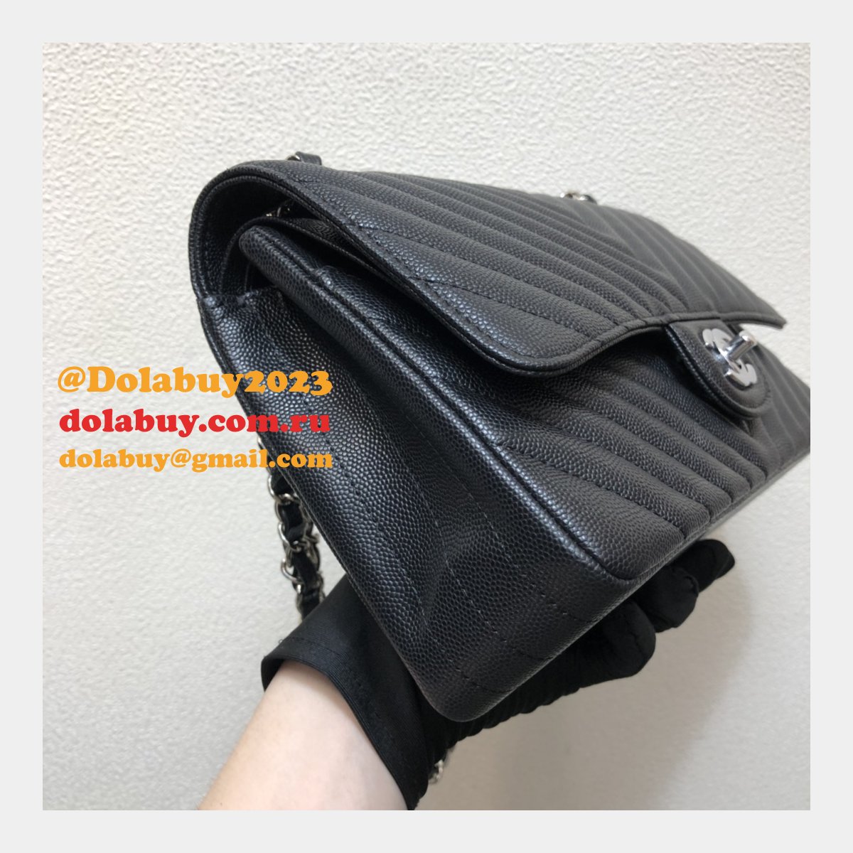 Top Quality CC CF1112 V CLASSICAL HANDBAG 25.5cm