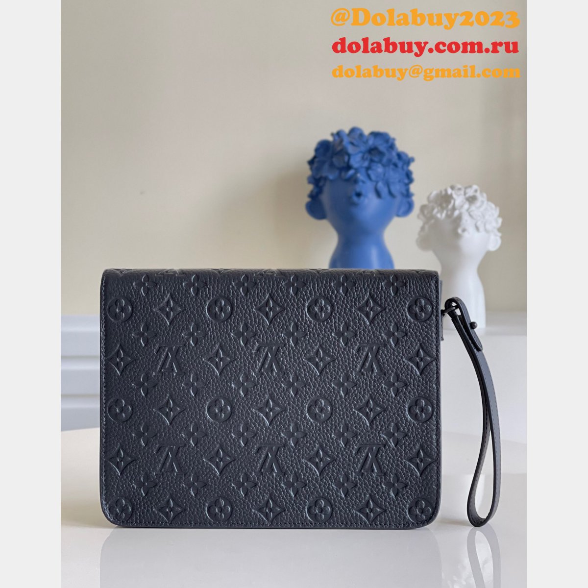 High Quality Replica Louis Vuitton S Lock A4 Pouch M80560 Macassar