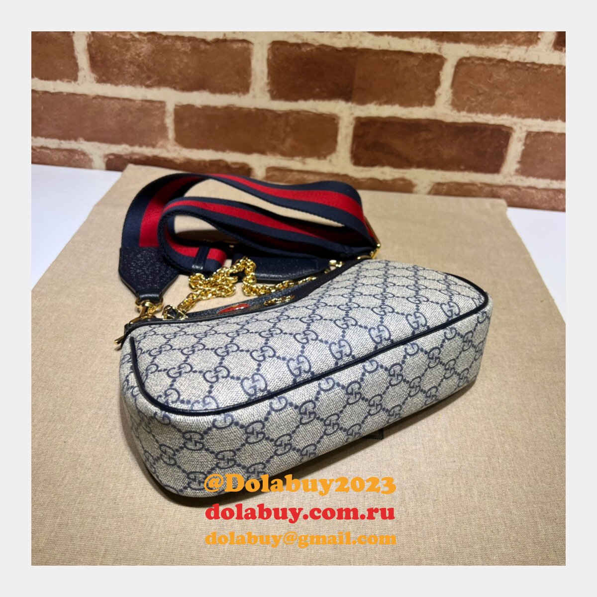 7 star G*u*i 735132 replicas ophidia gg high quality handbag