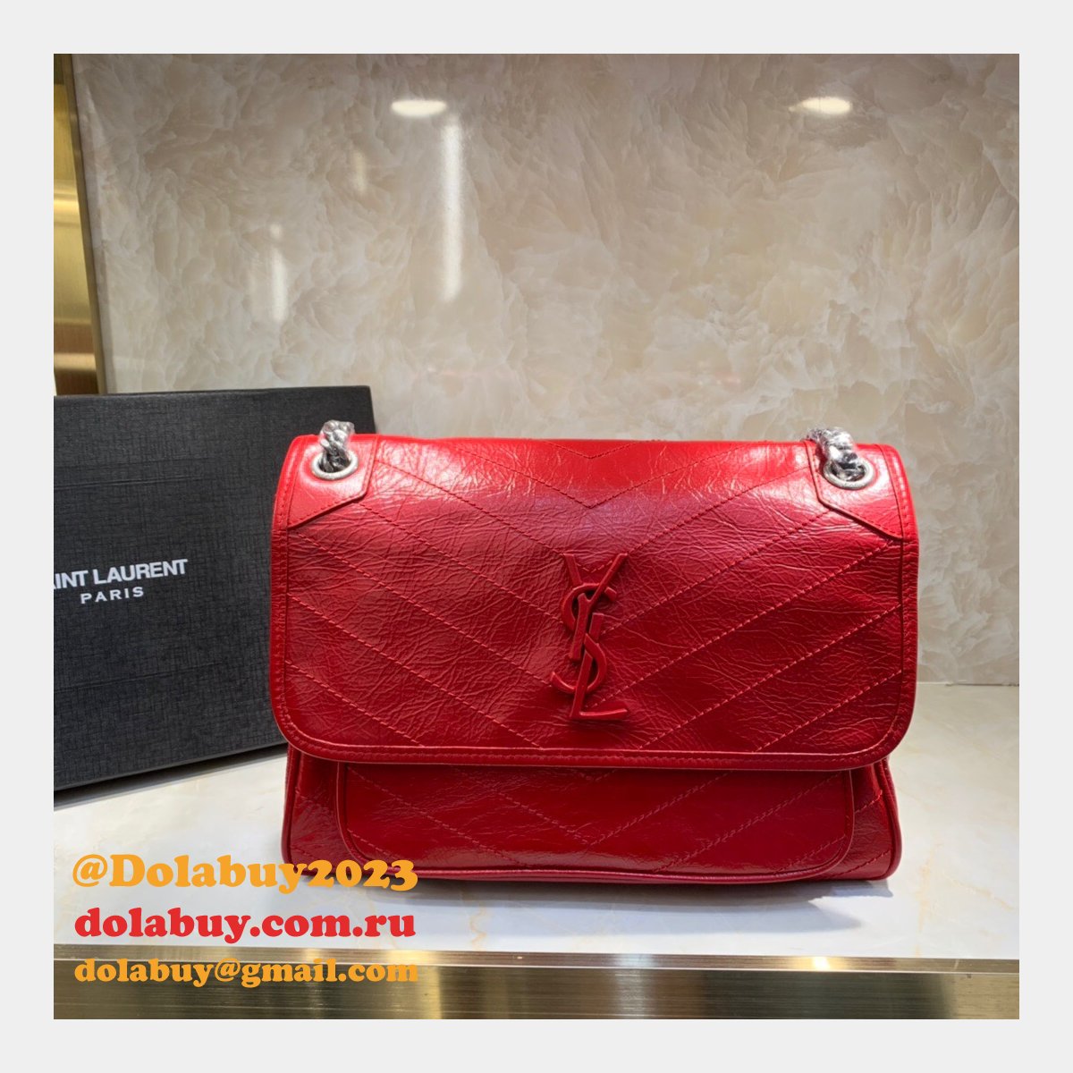 AAA+ Replica Saint Laurent Niki Shoulder 498894 Bag