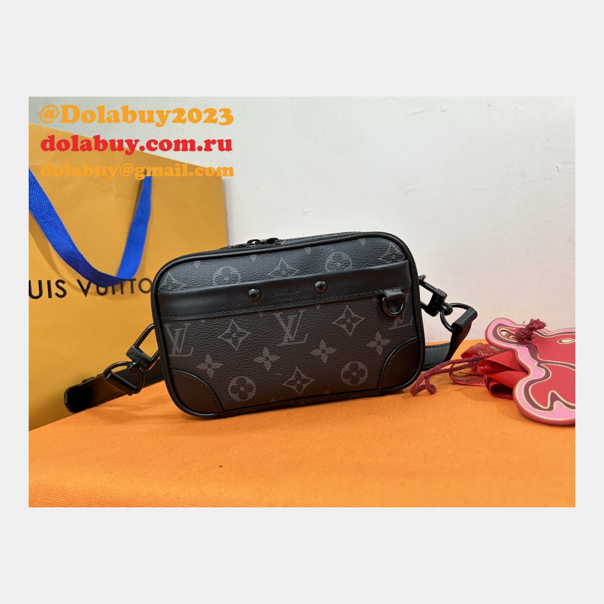 Louis Vuitton Knockoff Nano Alpha M82542 1:1 Mirror Men Bag