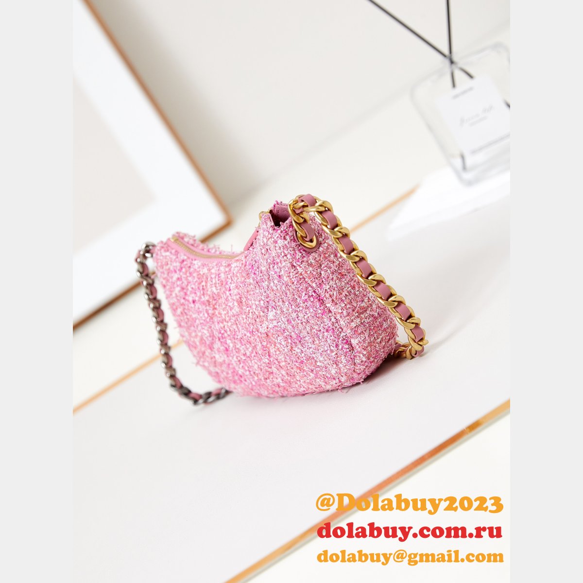 Hotsell Replica Handbag AAA Quality Crossbody AP3763 Pink Bag