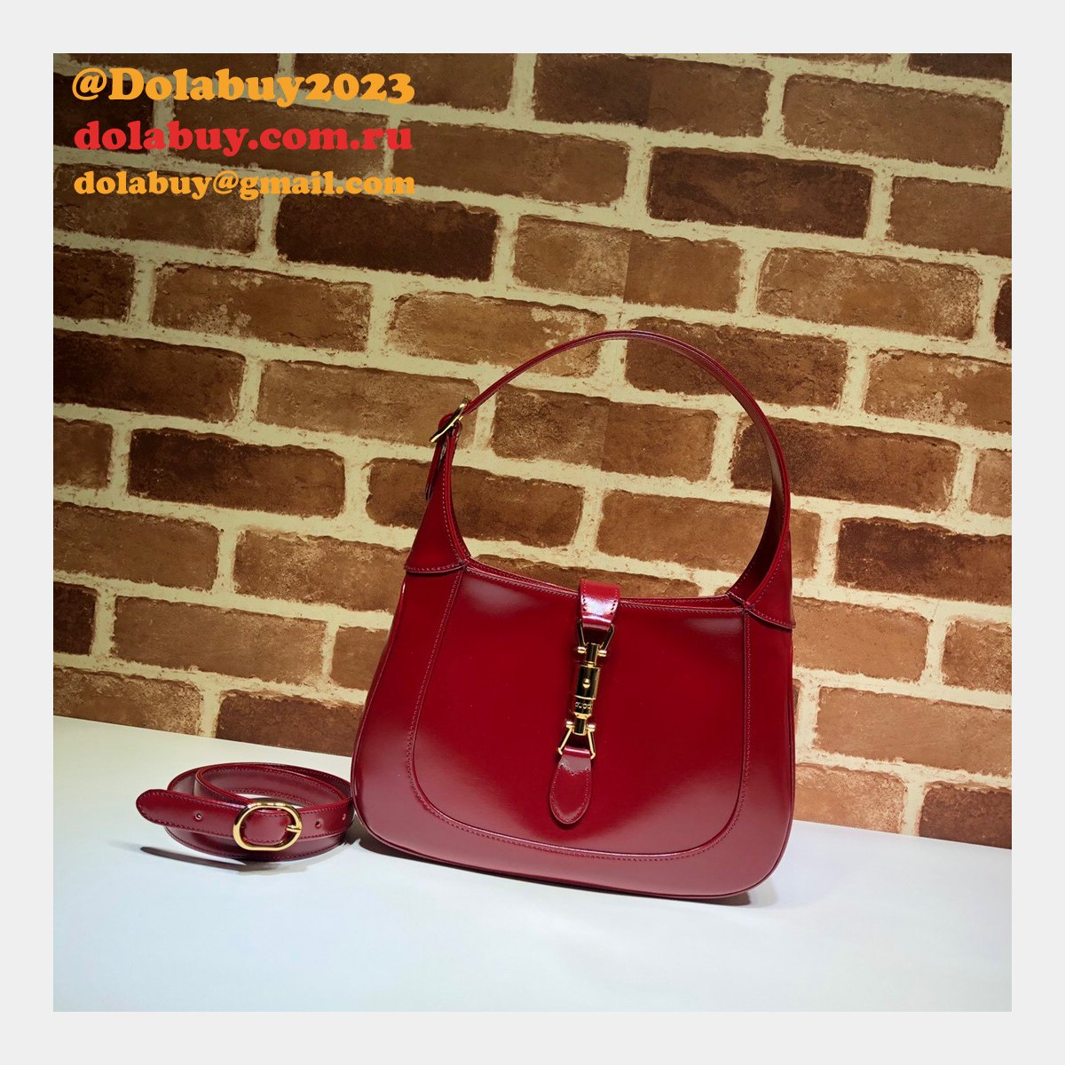 Designer Replica Gucci Jackie 1961 Hobo Bag 636709 Leather