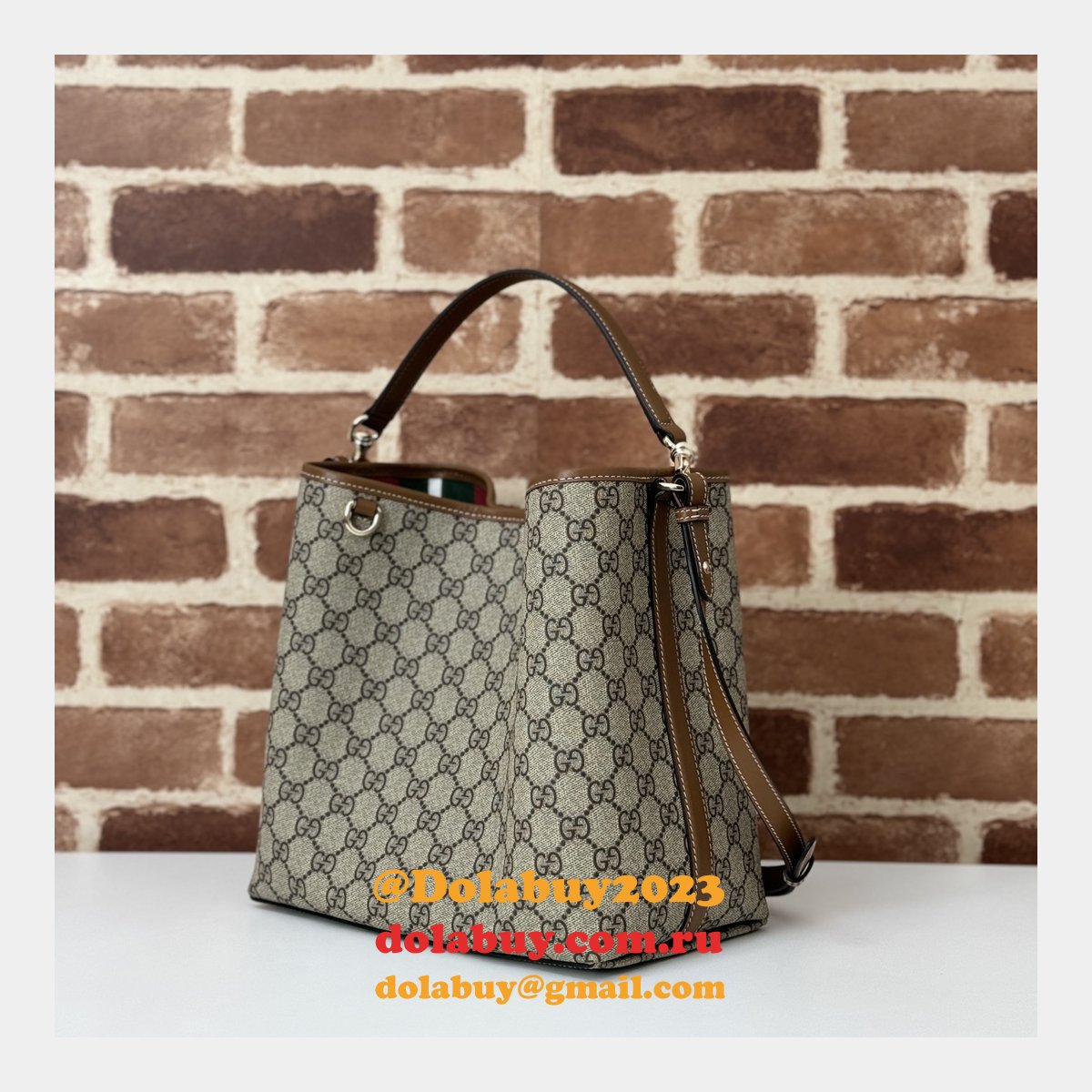 Gucci Fashion Copy 815103 Crossbody GG Emblem Small Shoulder Bag