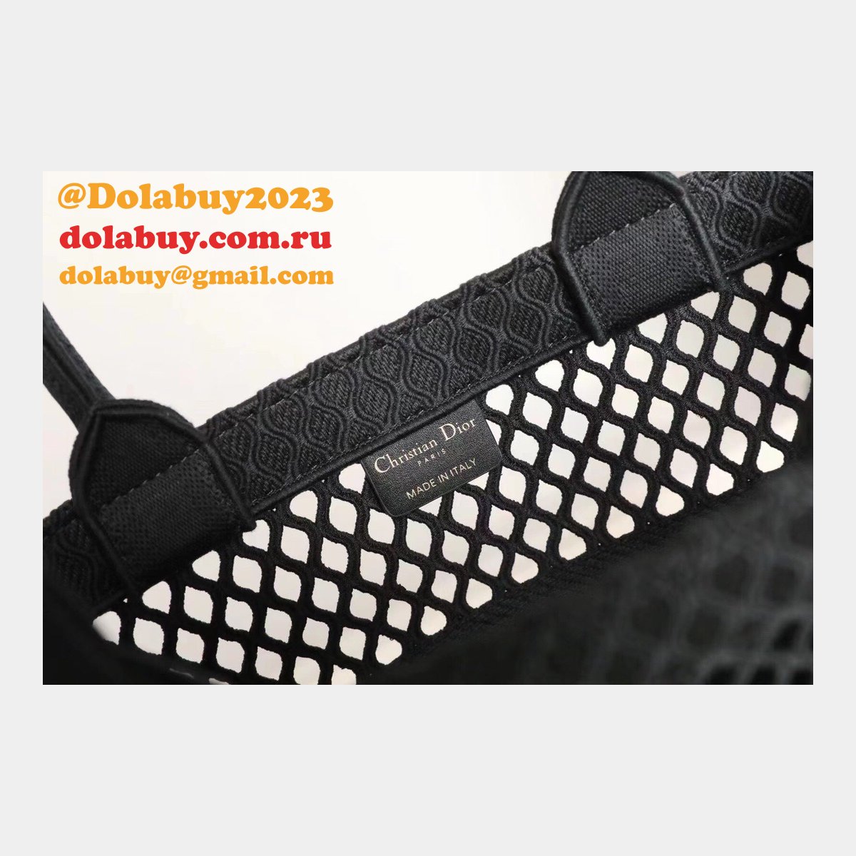 Buy Sell Designer Replica Dior CD Book Tote Pink/Black Bags