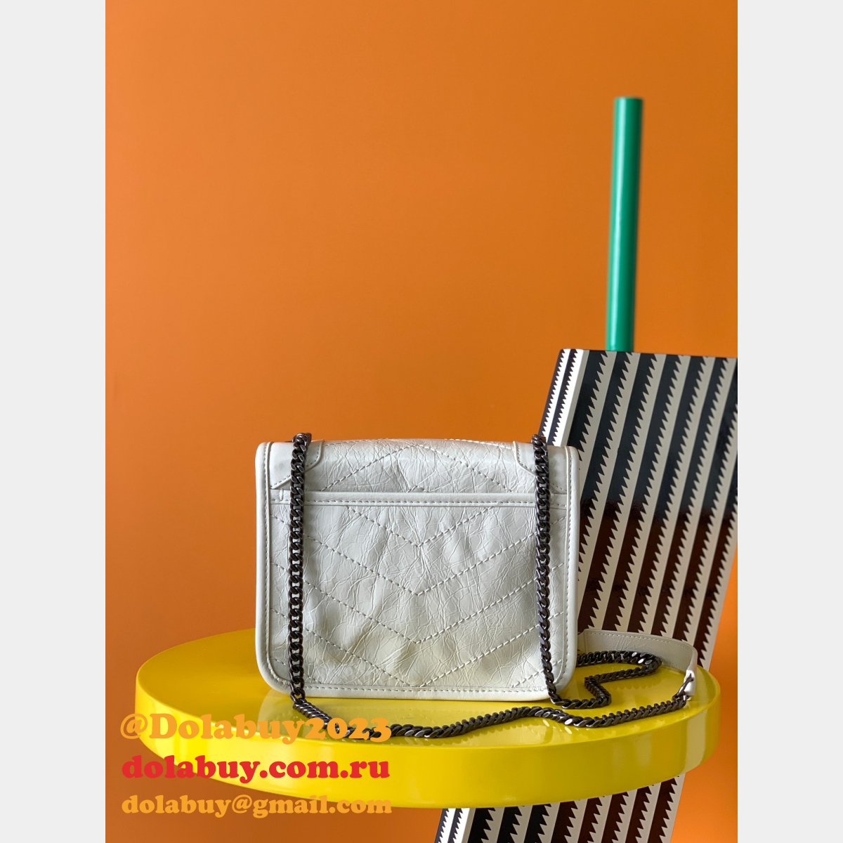 Fashion SAINT LAURENT niki chain wallet mini bag 583103