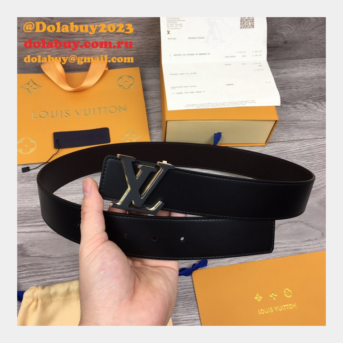 Replica Louis Vuitton AAA+ Designer 40mm Belts