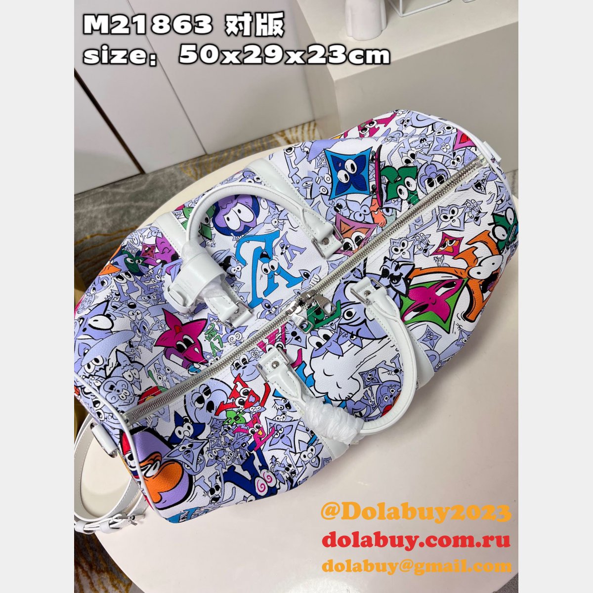 Wholesale Louis Vuitton Travel Keepall Bandoulière 50 Monogram