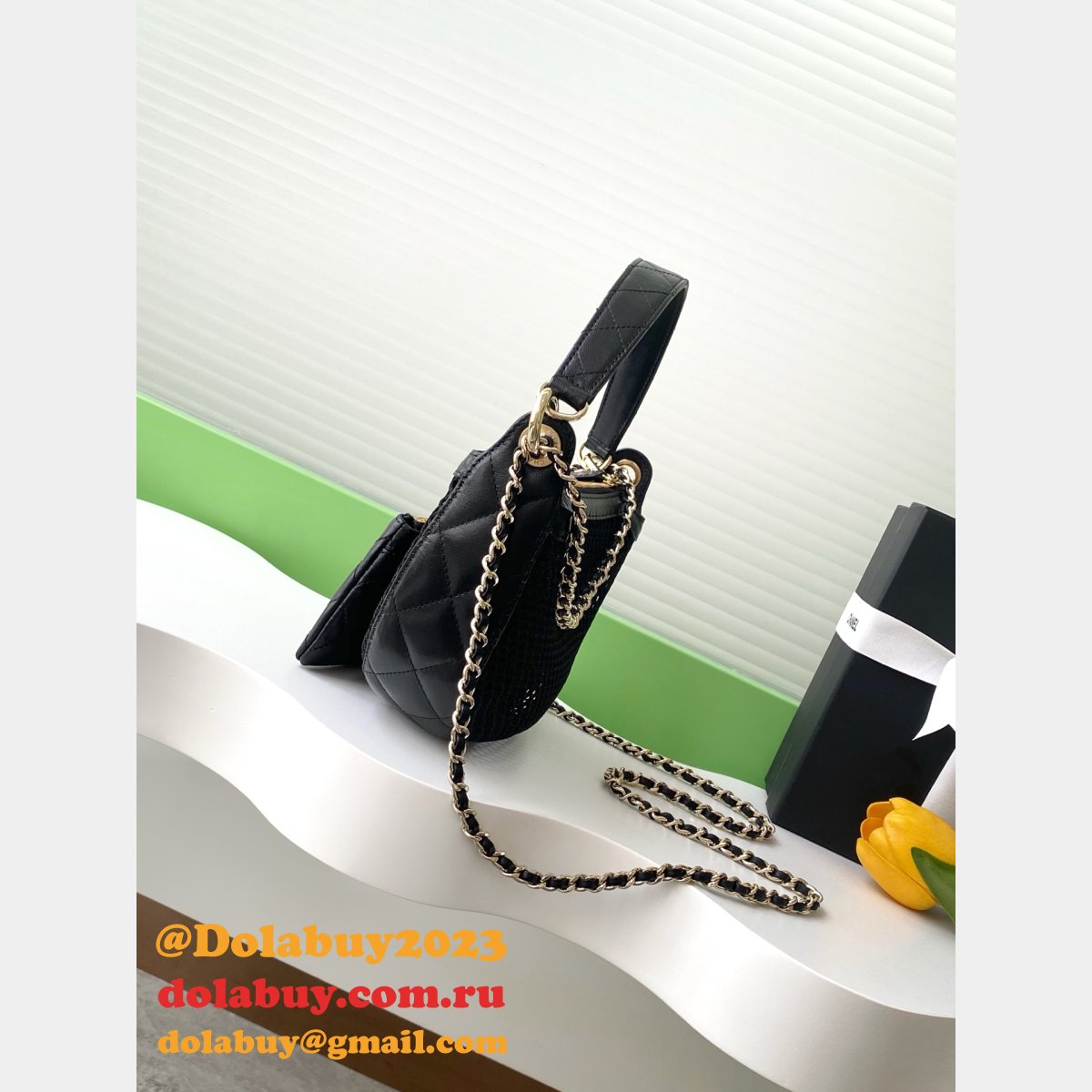 Top Quality Clutch With Chain AP4573 Duplicate Mesh 1:1 Bag