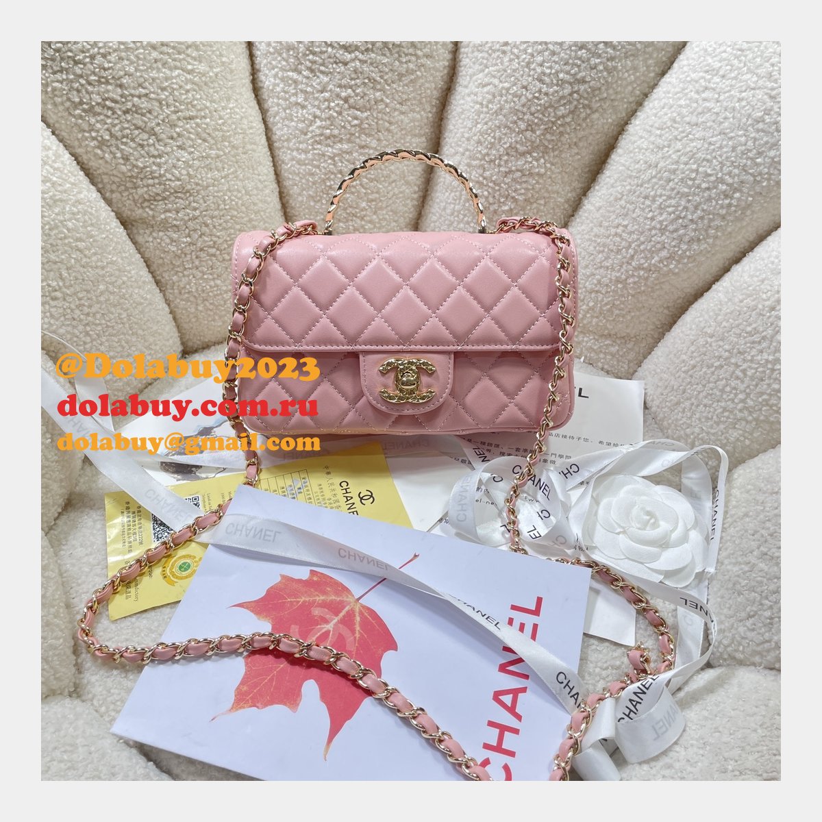 Perfect 1:1 Mirror CC 24A CF Mini Bag #4924