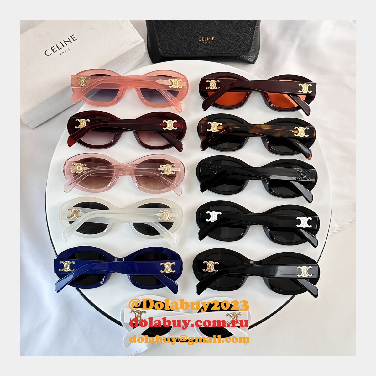 Wholesale celine 40194 Designer SUNGLASSES