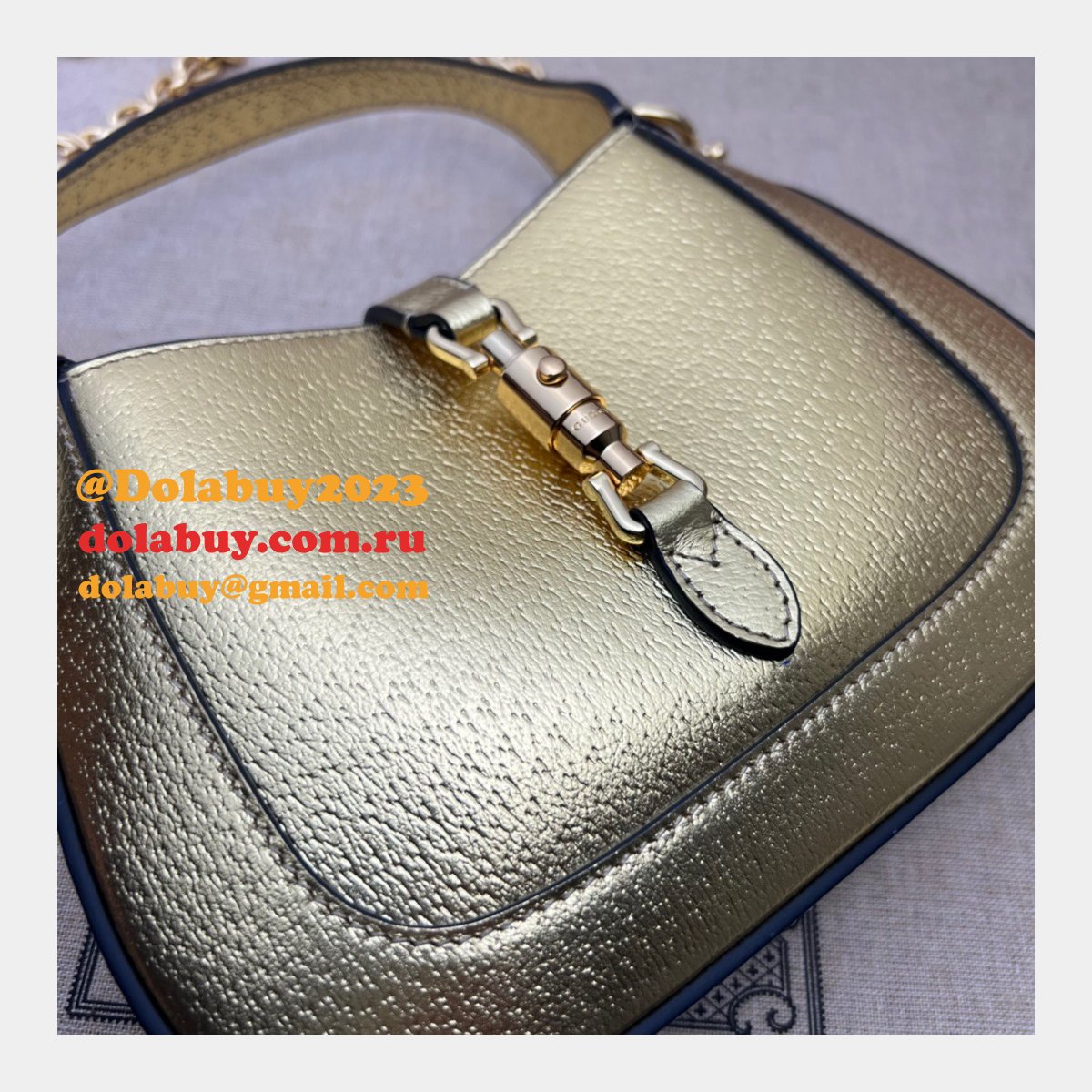 Gucci Replica Chain 675799 Jackie 1961 lizard Cheap bag