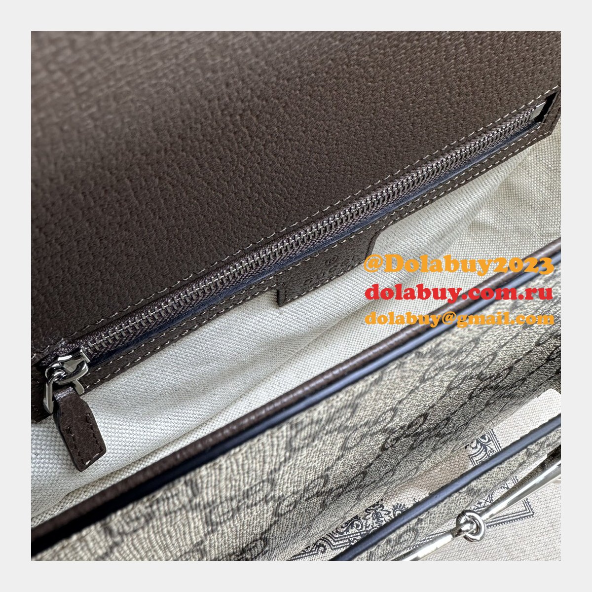 Perfect Gucci Replica Horsebit 764155 7 Star 1955 Shoulder Beige Bag