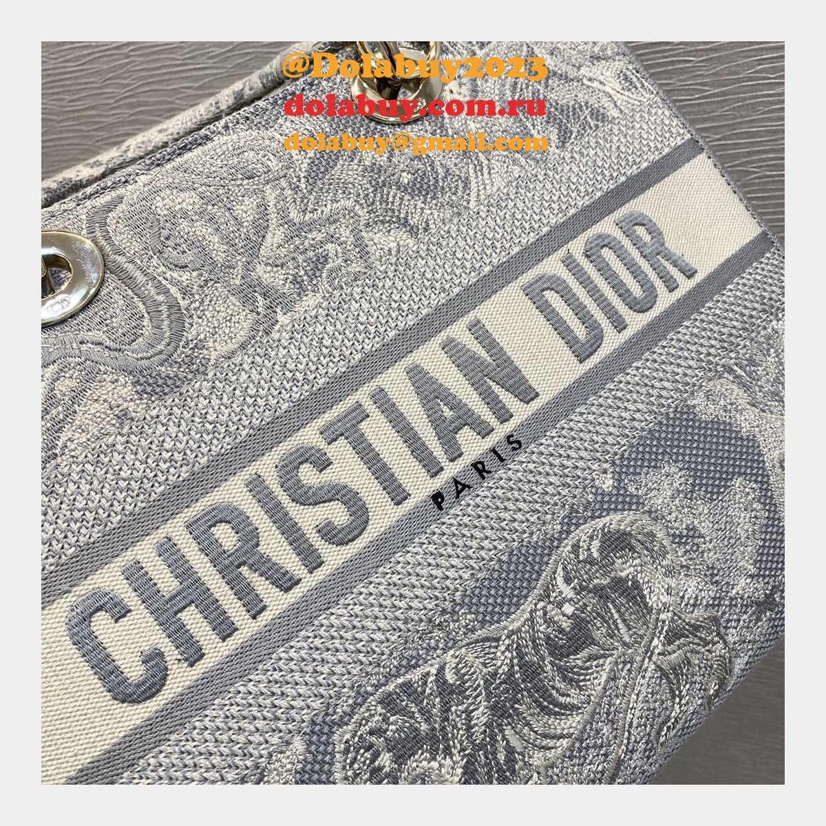 UK 1:1 Mirror High Quality Replica Lady Dior 32cm Bag