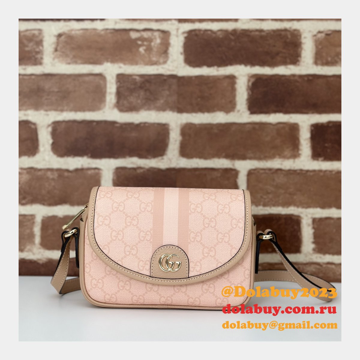 Luxury 772239 Gucci Ophidia GG 7 Star Shoulder Knockoff Bag