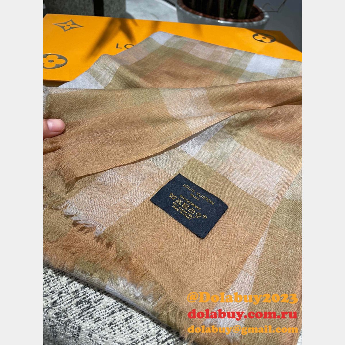 Luxury Best LV cashmere scarf