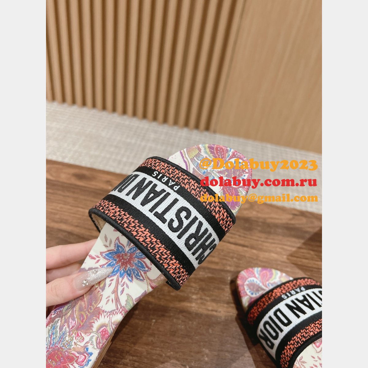 Fashion 7 Star Perfect DIOR DWAY SLIDE