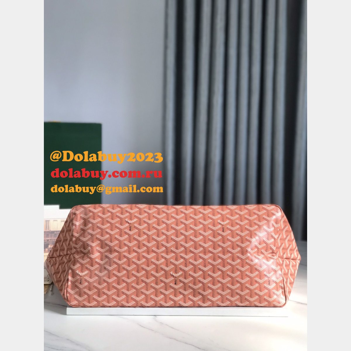 Luxury Goyard Saint Louis PM coral Pink