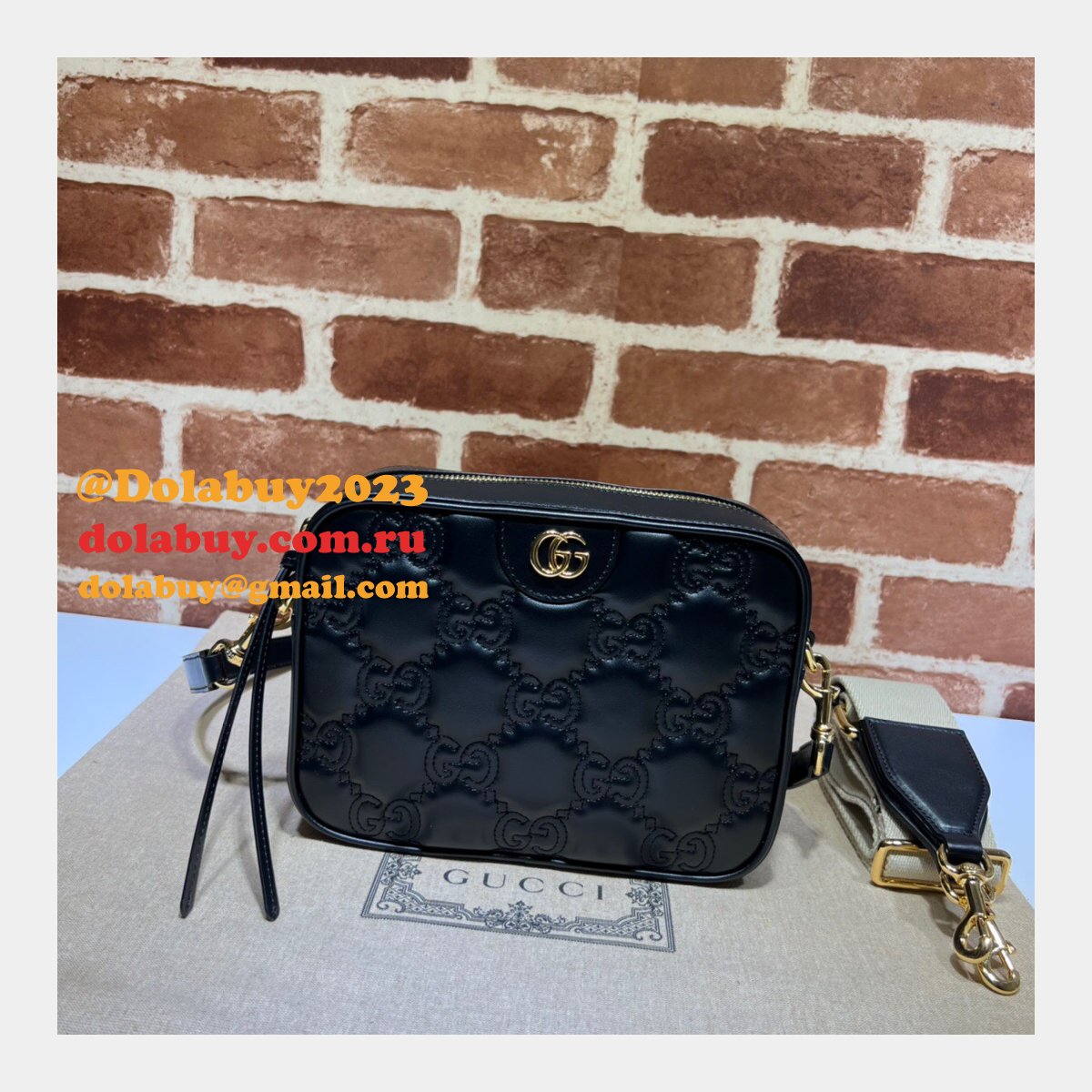 fake G*u*i designer gg matelassé leather shoulder 702234 bags