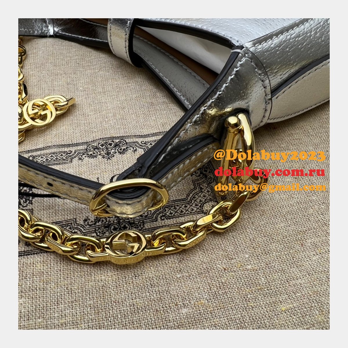 Gucci Replica Chain 675799 Jackie 1961 lizard Cheap bag