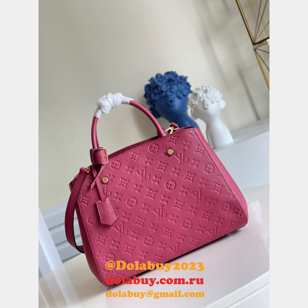 Louis Vuitton Top Quality M41048/M42746/M44931 Montaigne MM Monogram Empreinte Leather