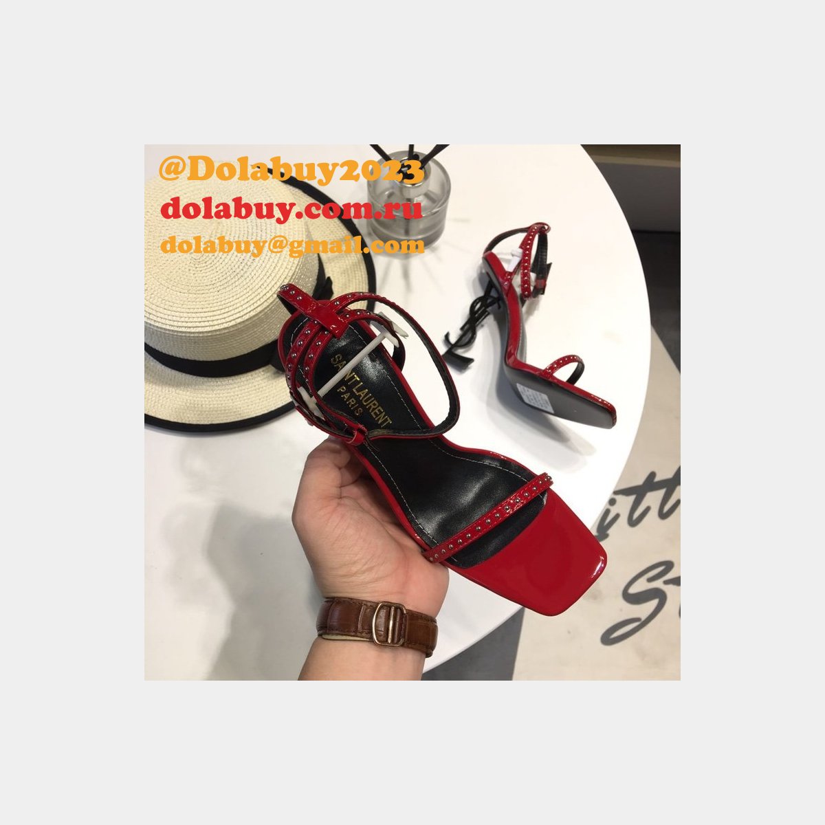 Saint Laurent High Heel Sandals 005