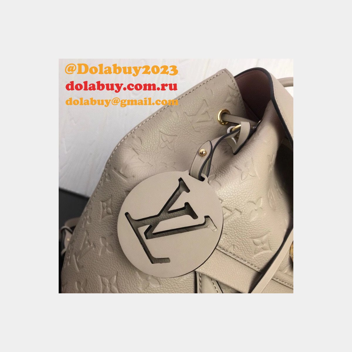 Replica LV Montsouris Backpack Monogram Empreinte Leather