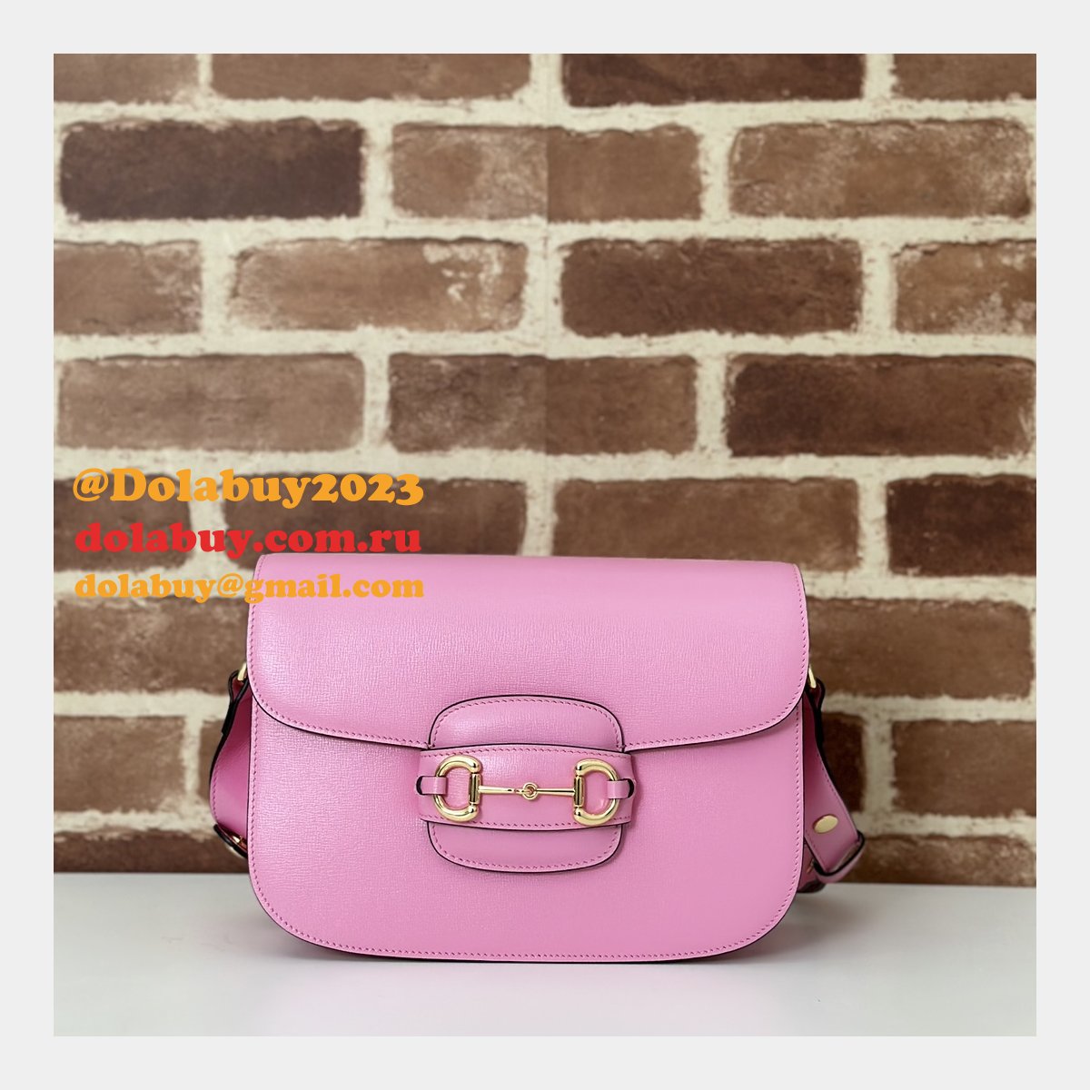 GG Supreme Duplicate Gucci 1955 Horsebit Shoulder 602204 Bag