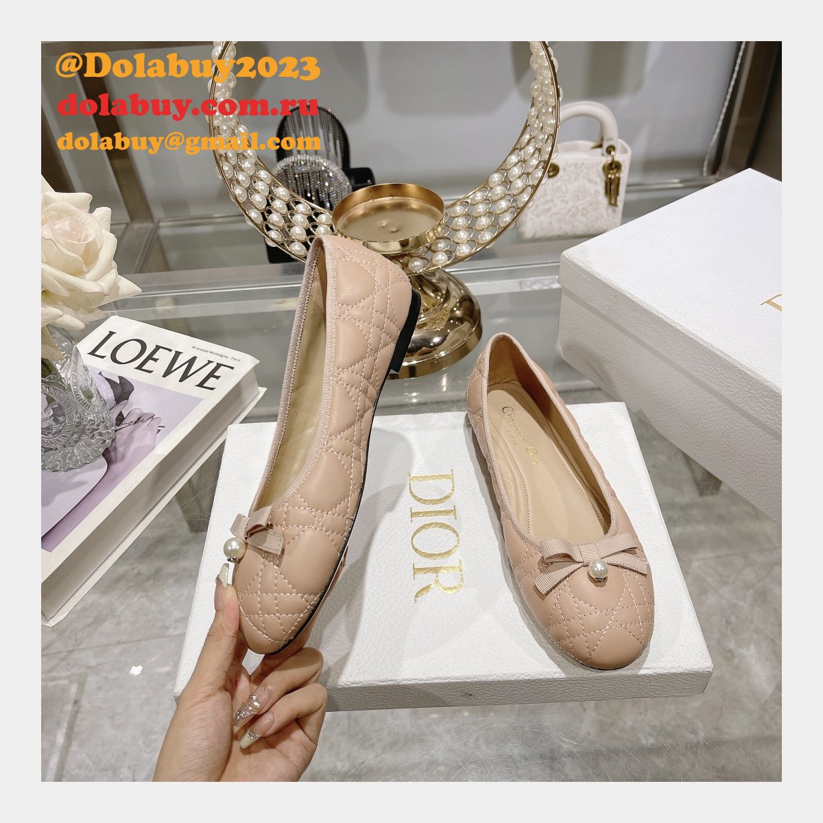 Top Quality Wholesale DIOR ballet flats