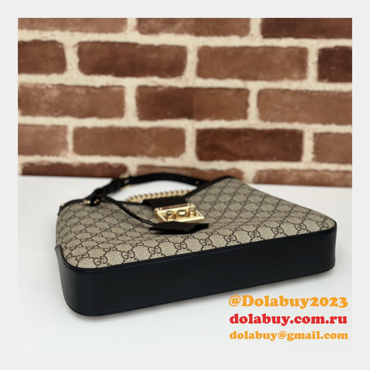 Chain Luxury Best 795113 Gucci Padlock GG Replicas Shoulder Bag