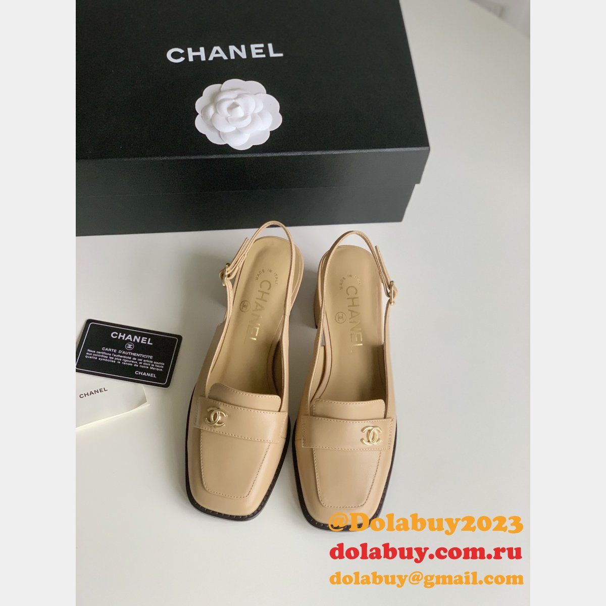 Designer Giada Slingback Loafer Pump Fake Shoes