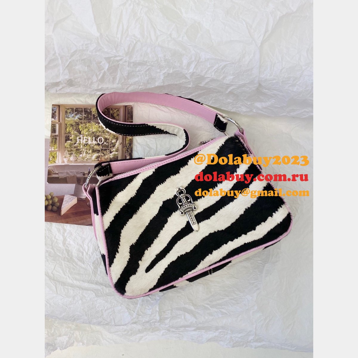 Best Chrome Hearts Replica Silver Hardware Chicken Nuggets Bag
