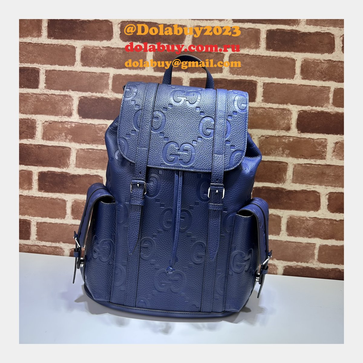 UK For Men Gucci Copy 625770 Jumbo GG Backpack Bag