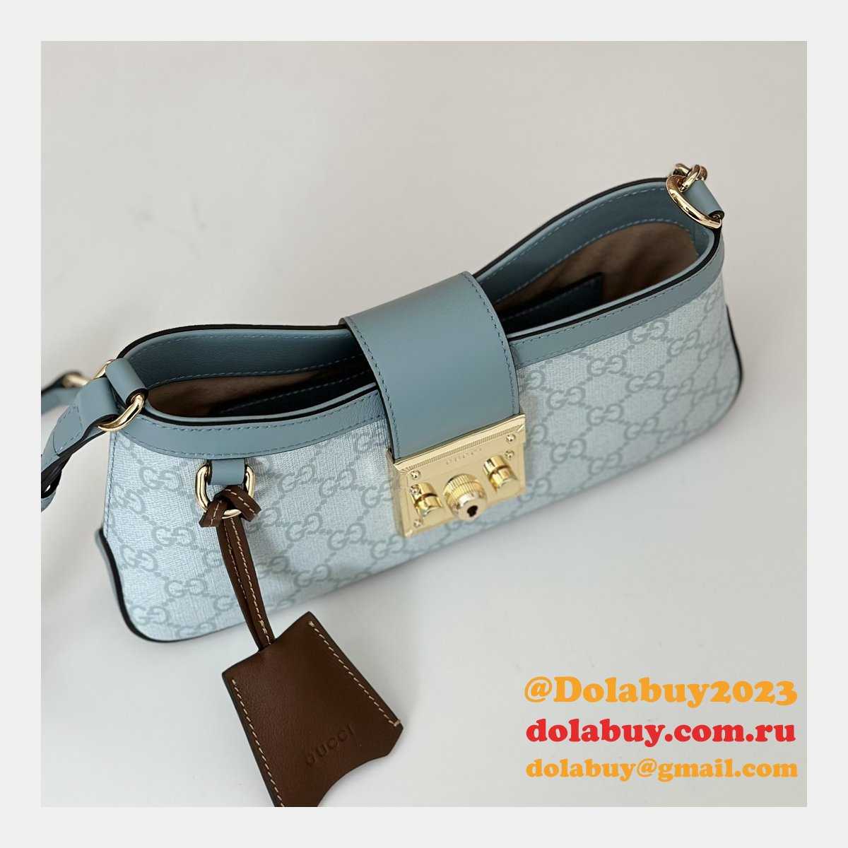 Padlock Fashion Gucci Duplicate Shoulder 811705 Bag