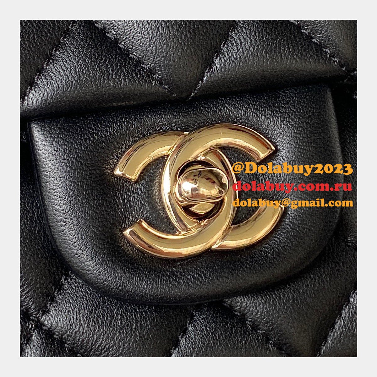 Duplicate AS2431 Flap Top Handle High Quality Replicas Bag