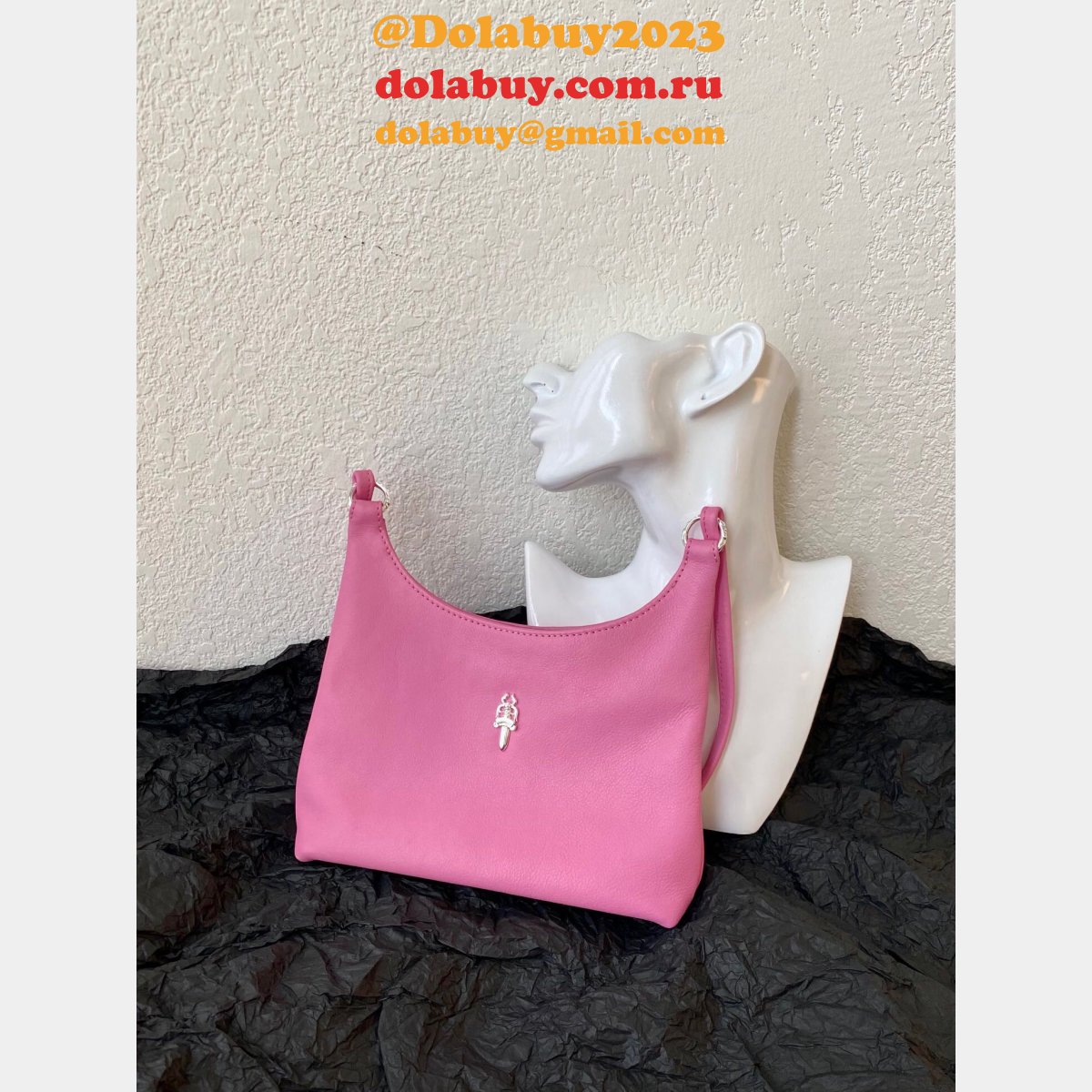 Designer Chrome Hearts Replica Cheap Viv Silver Hardware Bags