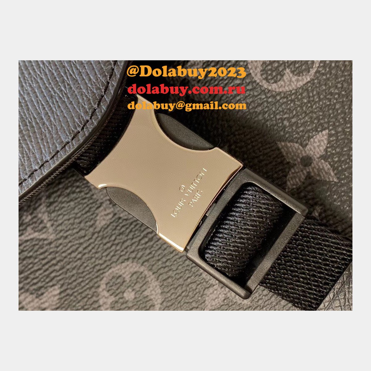 Louis Vuitton Outdoor Flap Messenger K45 M30413 Black Bags