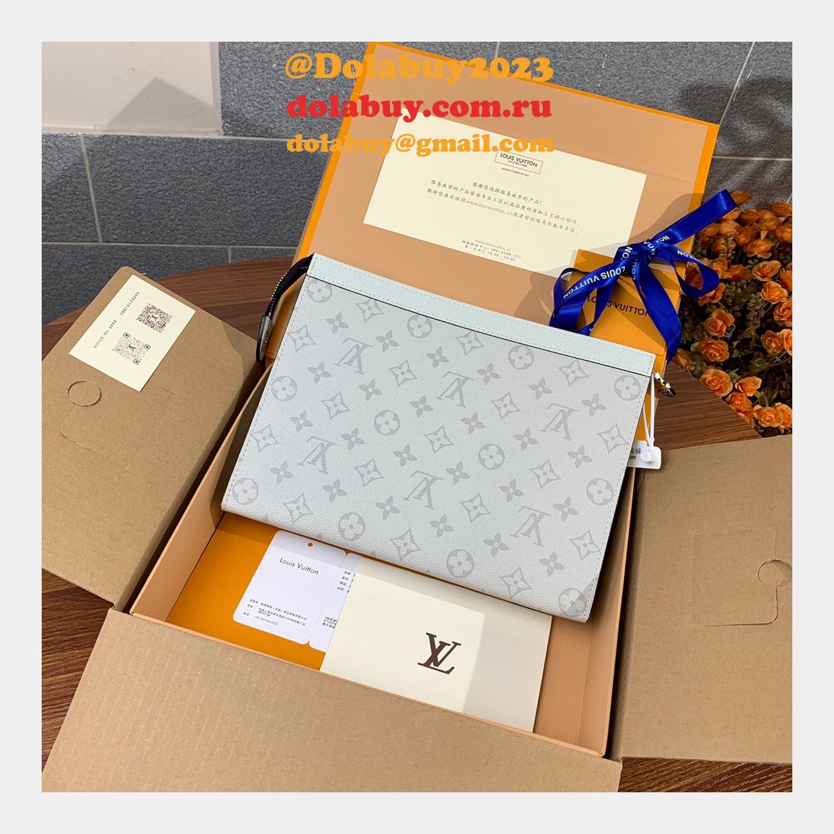 Louis Vuitton M69535 Luxury Pochette Voyage MM G66 China Replica