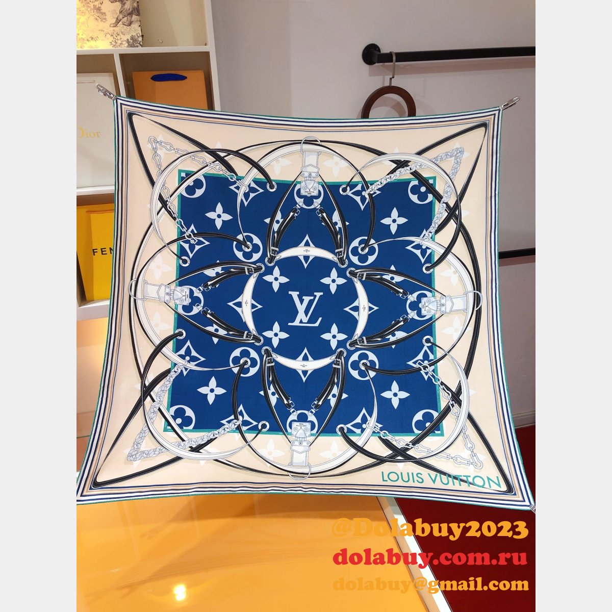 Designer Top Quality Fake Floral Scarves & Wraps for Women