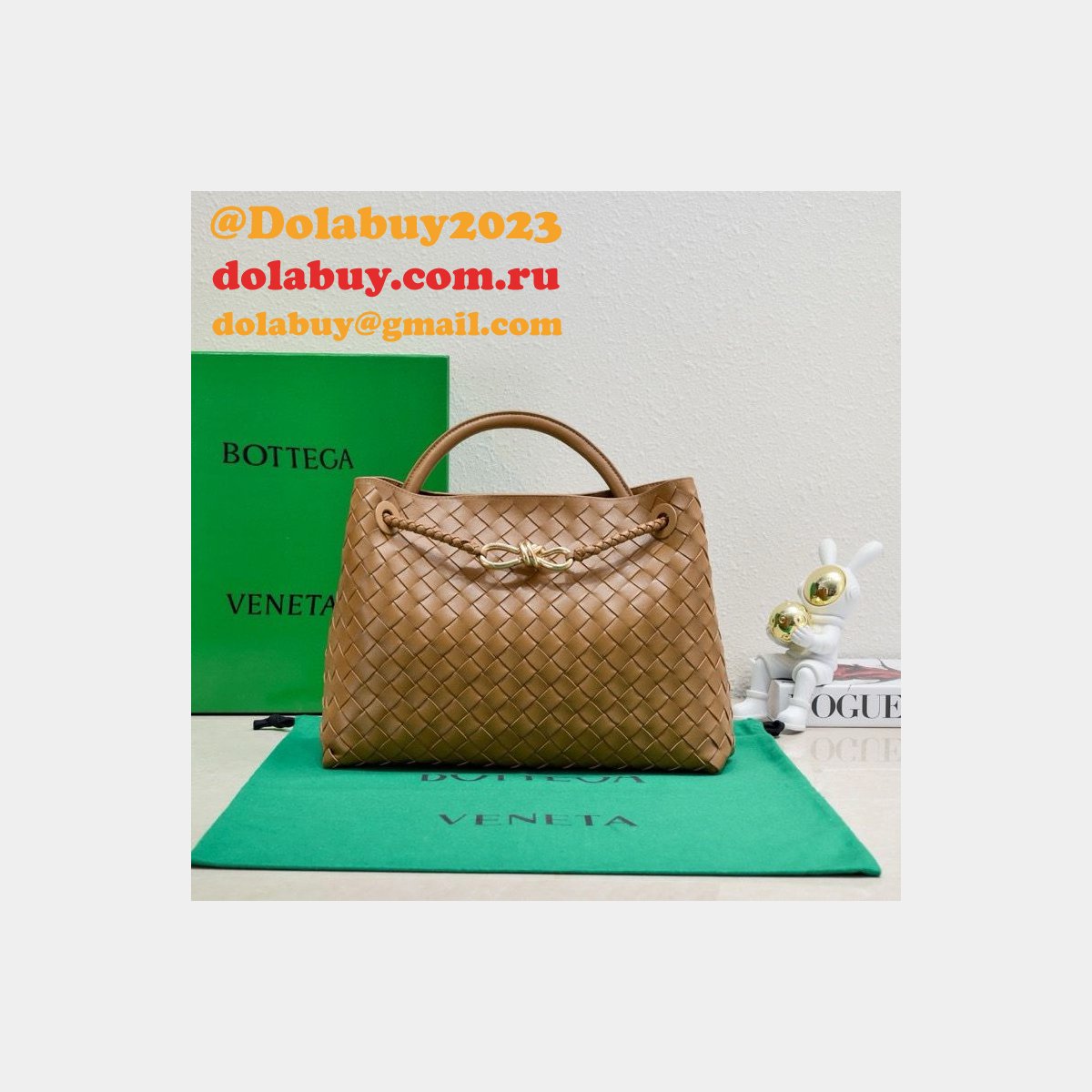 Luxury BOTTEGA VENETA ANDIAMO 8463 32CM HADNBAG