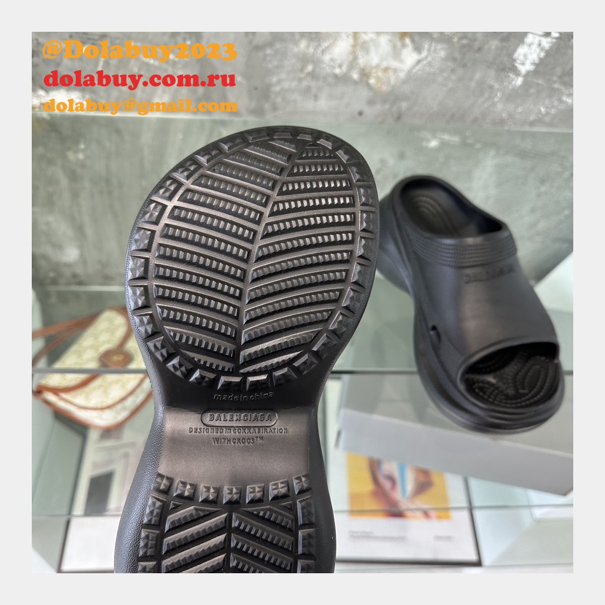 UA quality Balenciaga Slippers Perfect shoes