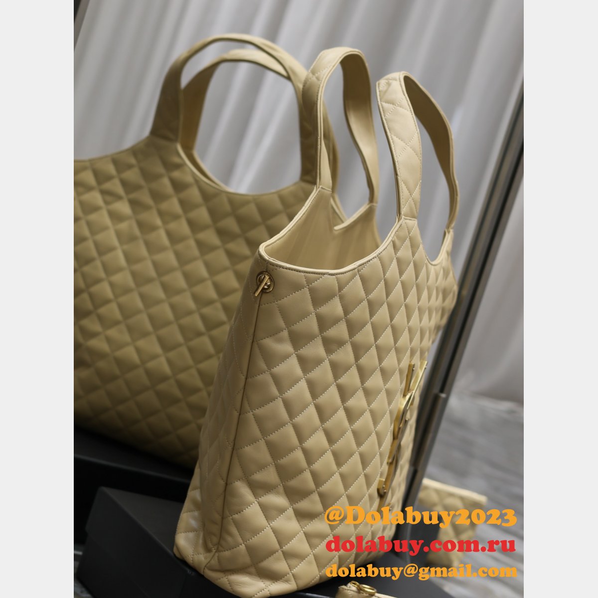 Icare Apricot YSL 698651 1:1 Designer Saint Laurent Replica Bags