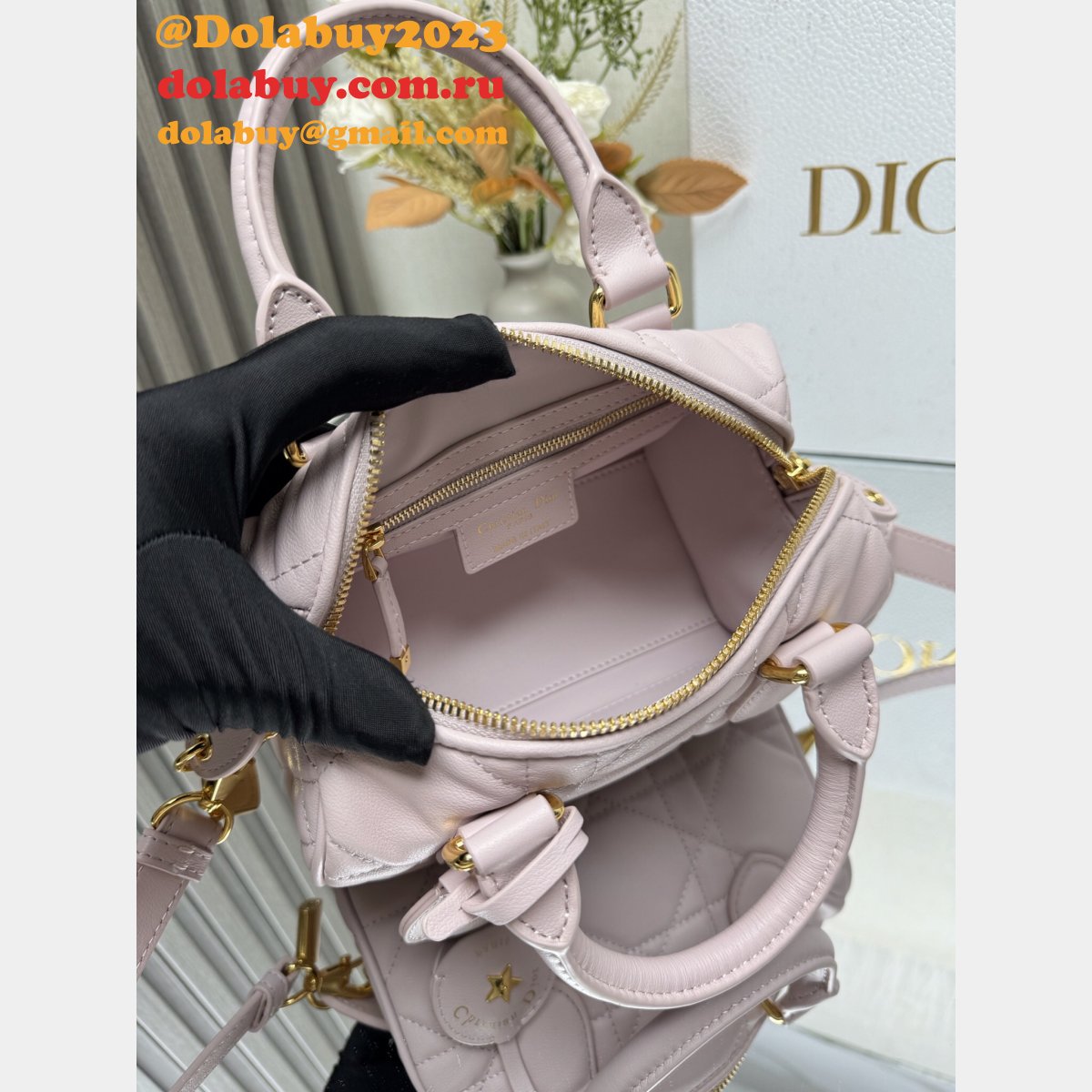 Fashion 7 Star Dior Groove women leather bag