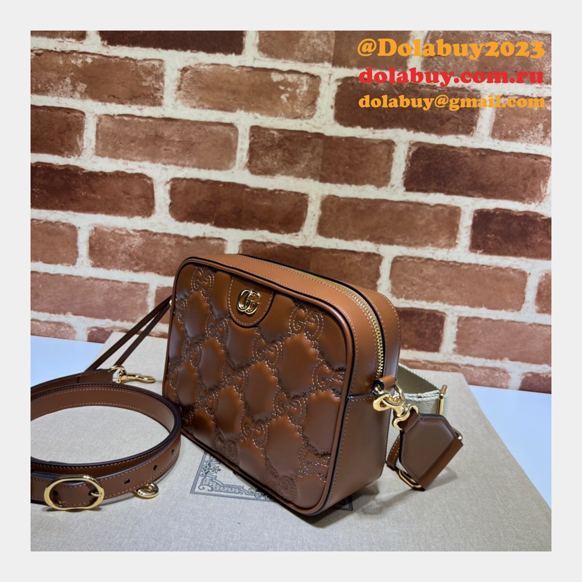 fake G*u*i designer gg matelassé leather shoulder 702234 bags