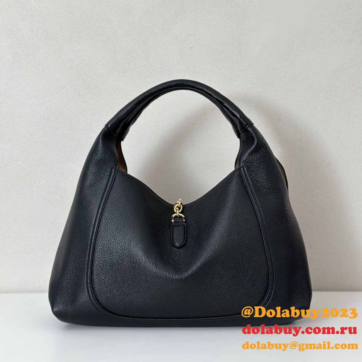Gucci Softbit Maxi Shoulder Black 837466 Copy Bag