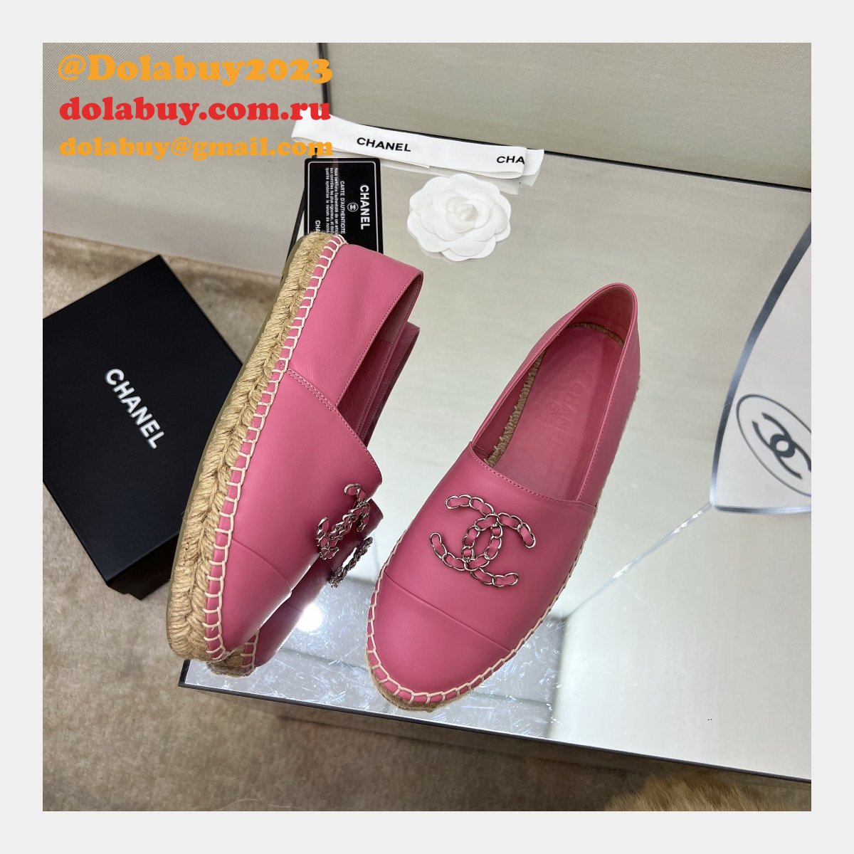 Duplicate CC Luxury ESPADRILLES SHOES