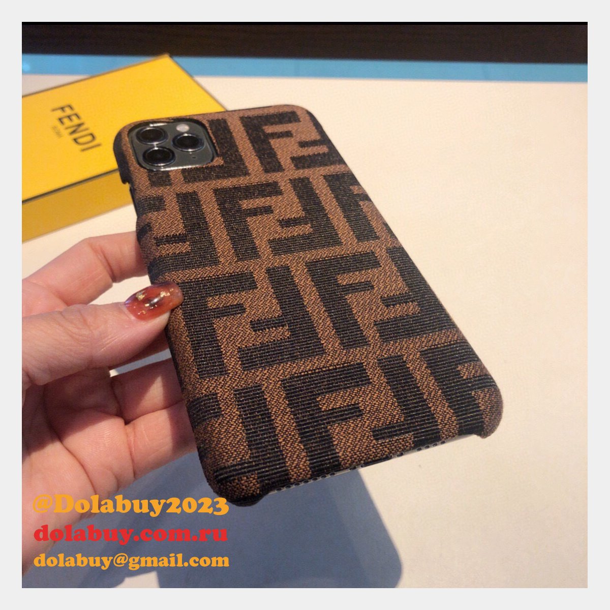 Wholesale Fendi iPhone Multicolour flip-cover cases & covers
