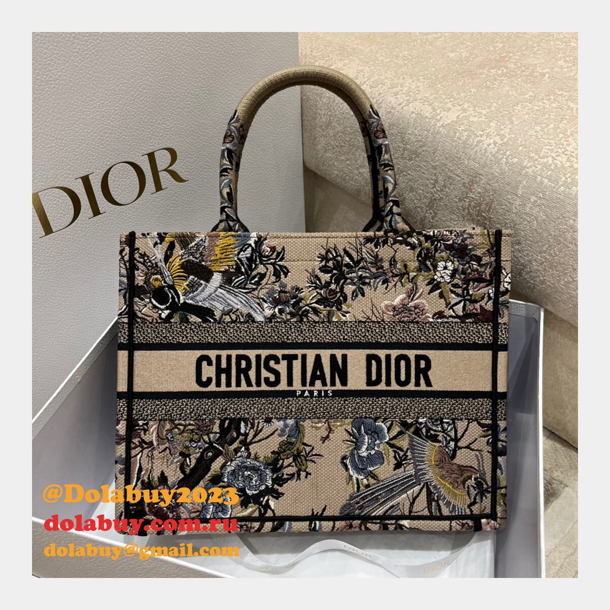 2022 High Quality CD Book Tote 26.5/36CM Replicas Bags