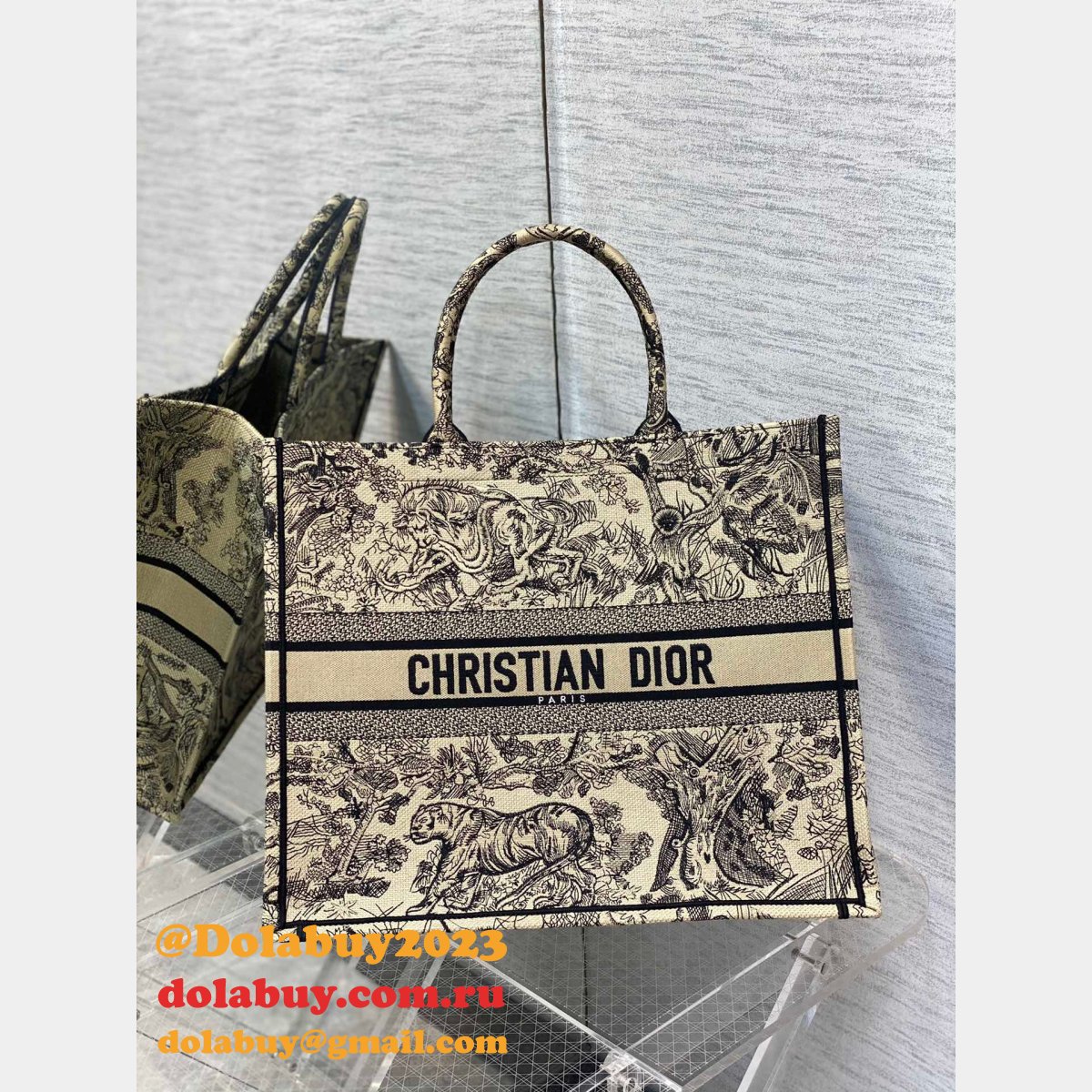 Replica Designer Christian Dior CD Book Tote 26.5/36/41.5CM Bag